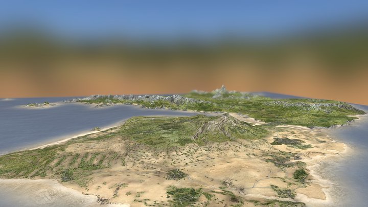 Sahrani map 3D Model