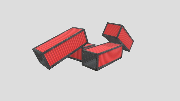 container 3d model, 3D Model