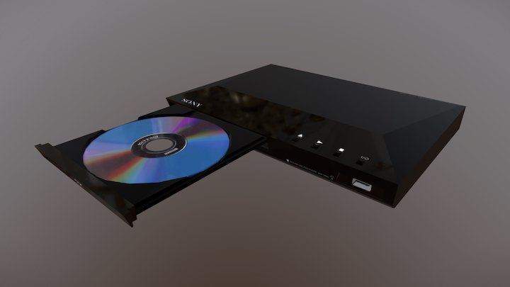 Sony Blu-Ray Player 3D Model