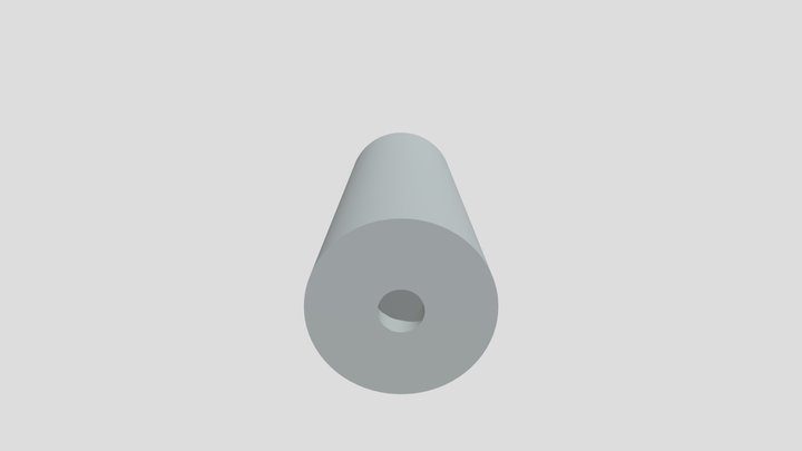 Nuke Med 20mm Syringe Shield 3D Model