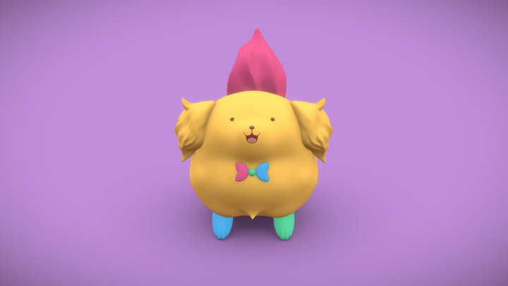 Sticky from Bee and Puppycat 3D Model