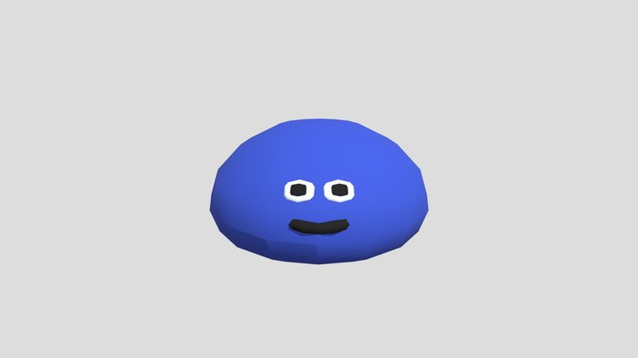 Low Poly Slime Animated 3D Model