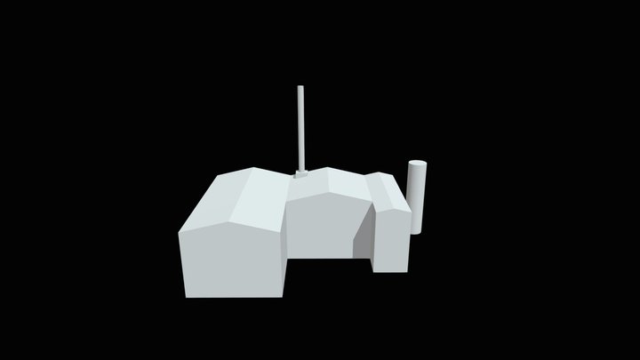 Power Station 3D Model
