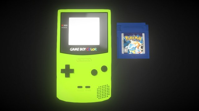 GameBoy Color 3D Model