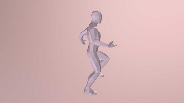 Animation of a Character Stomping Around in Joy 3D Model