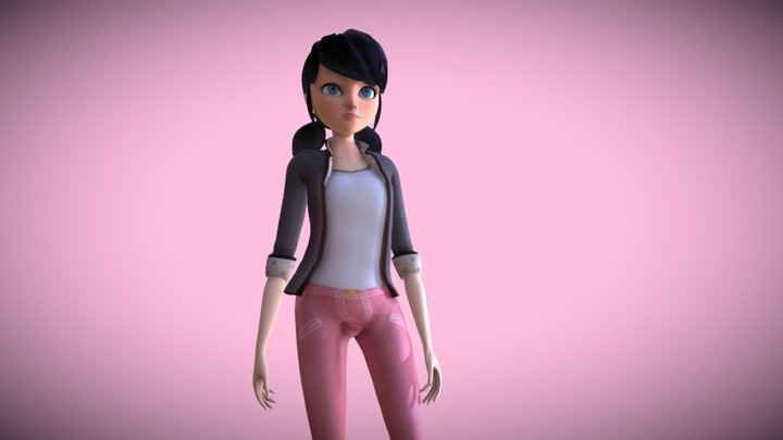 Marinette 3D Model