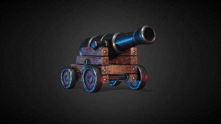 War Cannon 3D Model