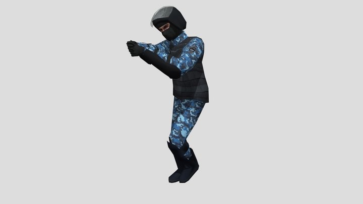 Special Unit Fighter 3D Model