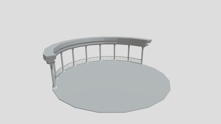 Doric Pillars 3D Model