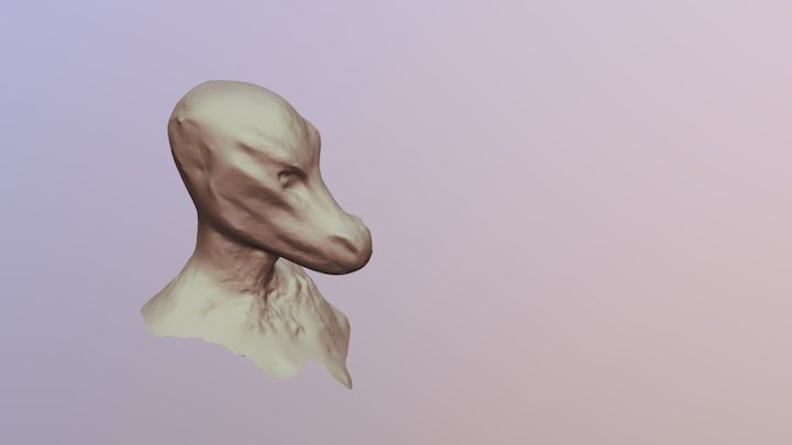 Mask scan dragon 01 3D Model