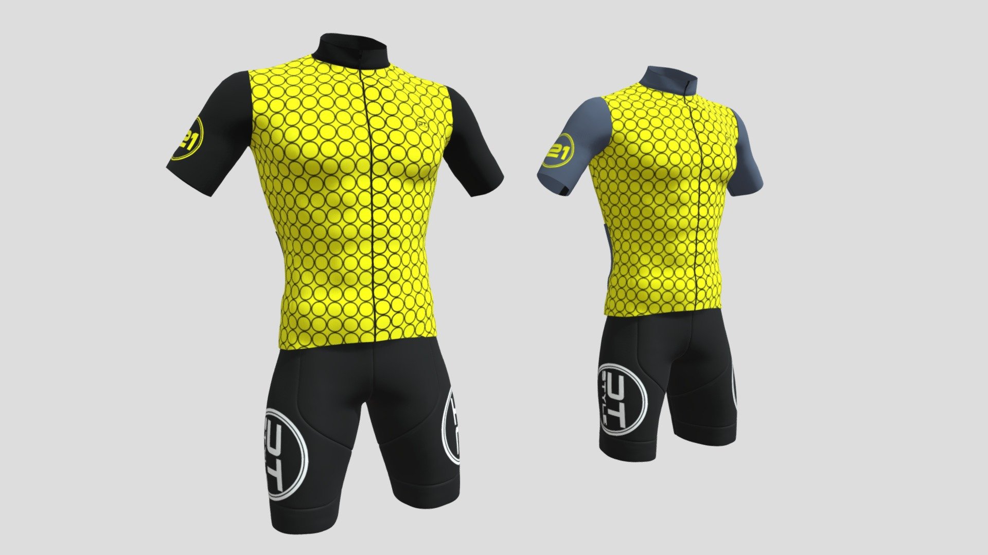 21-Yellow & Yellow-Gray tondi Neri