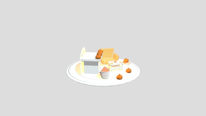 thanks giving 3d model
