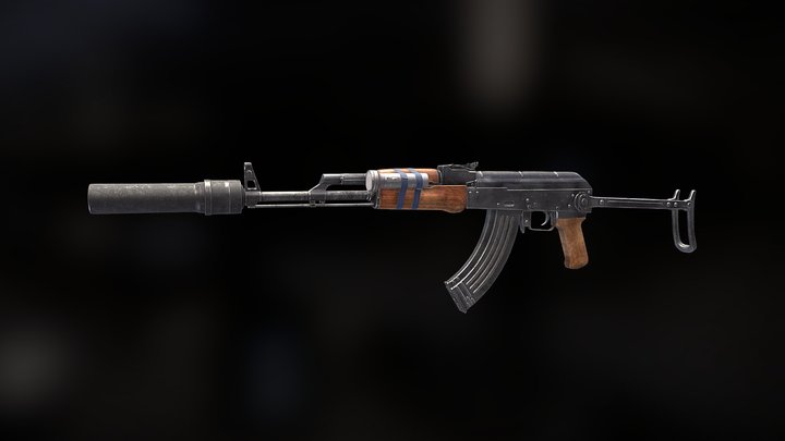 AKMS & Accessories 3D Model