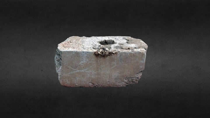 Concrete block, debris 3D Model