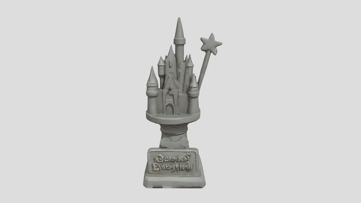 Magic Castle Trophy 3D Model