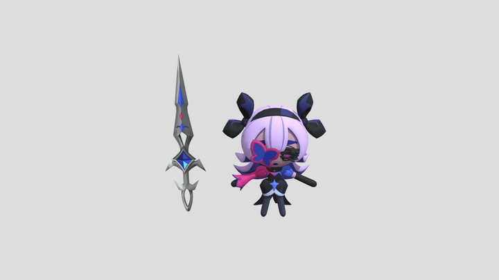 Shallot Cookie 3D Model