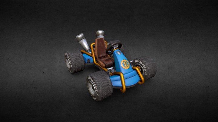 Crash Team Racing Kart | CTRNF | vers. 2 3D Model