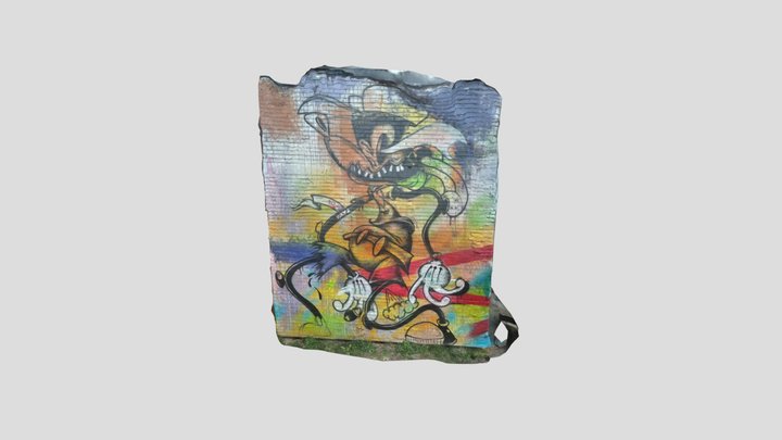 Graffiti Character 3D Model