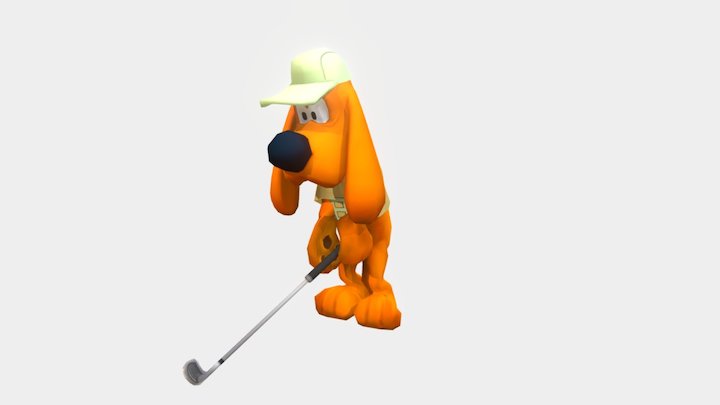 Bill golfer 3D Model