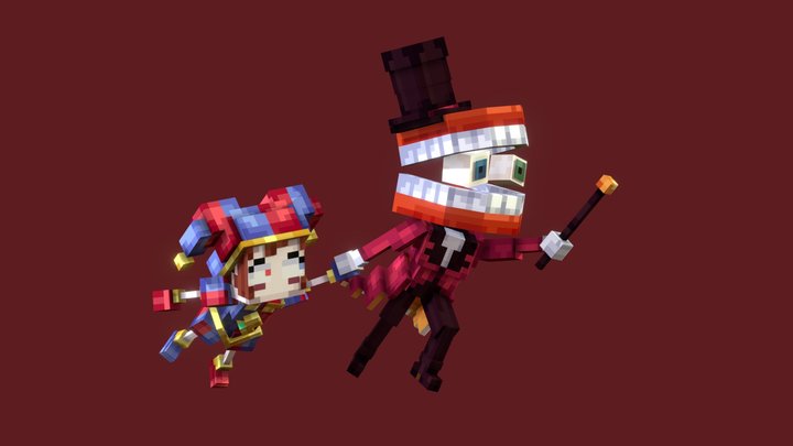 Caine Render 3D Model