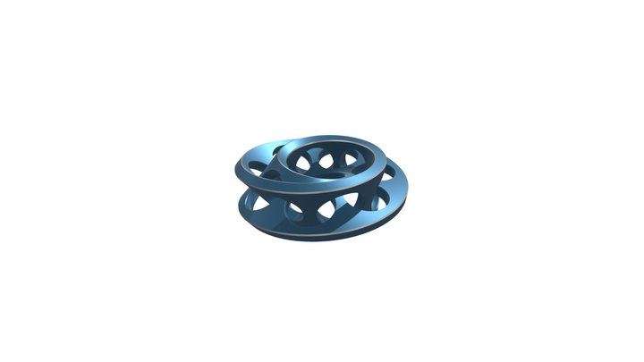 Interlocked Mobius 3D Model