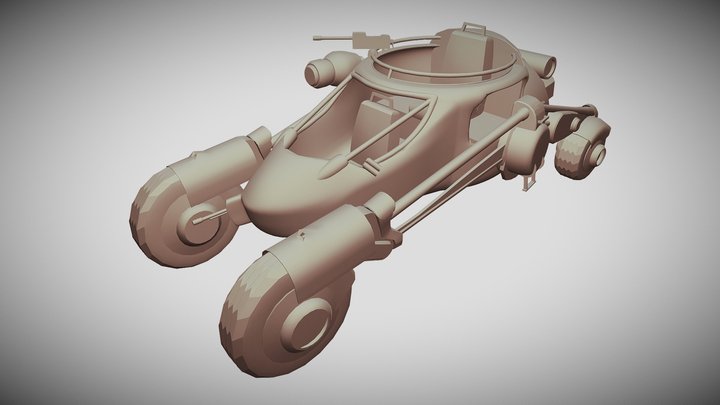 Renard_Alexandra_Borderland's Car 3D Model