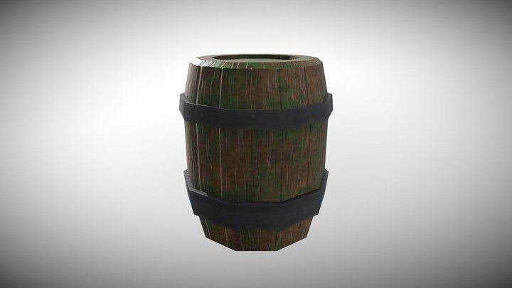 Barrel 3D Model