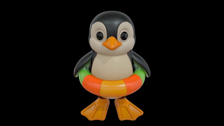 Penguin 3D Model