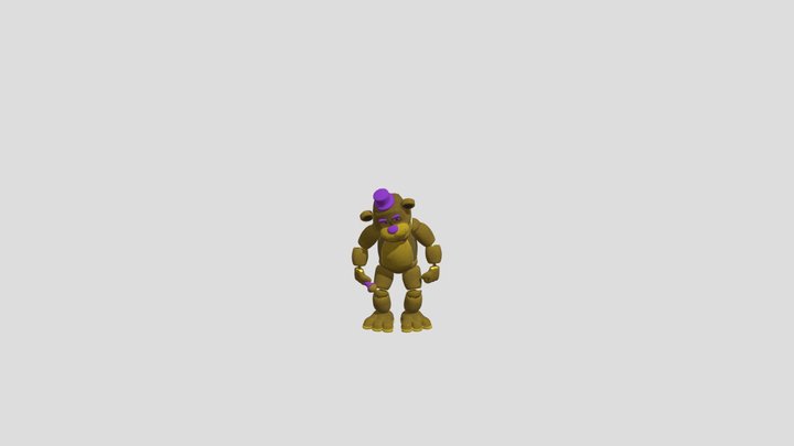 fnaf ar fredbear 3D Model