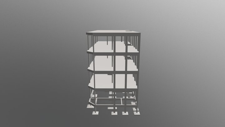 Edifício Residencial 4 Pav. 3D Model