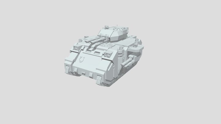 Warhammer 40k Predator 3D Model