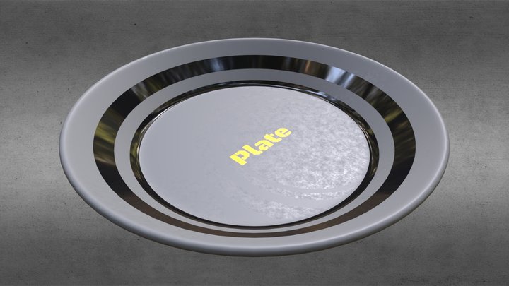 Plate 3D Model