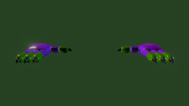 Fnaf SB Monty's Claws – Free 3D Model STL