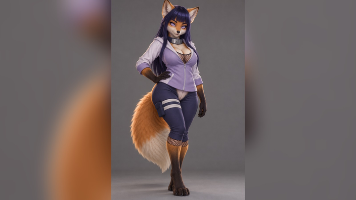 Hinata Hyuga (Naruto) Furry 3D Model