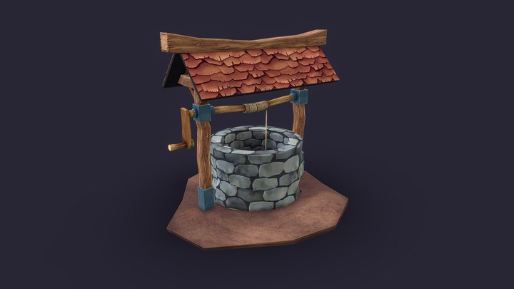 Stylized Well 3D Model
