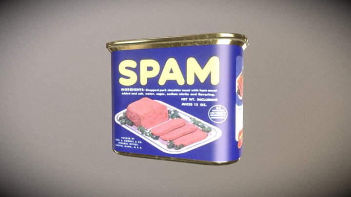 1950's Spam 3D Model