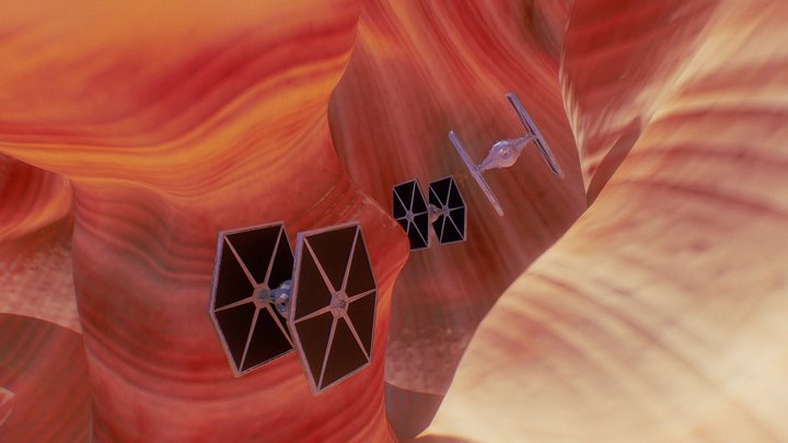 The pursuit of Tie 3D Model