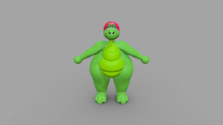 Alli really be STANDING 3D Model