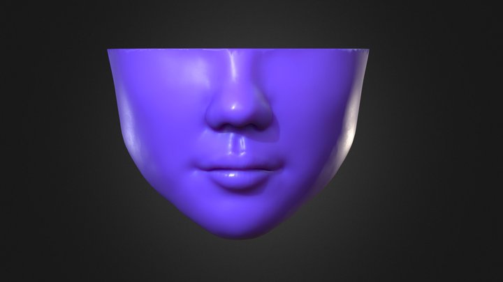 SculptJanuary 2018 Day 1- Mouth & Nose 3D Model