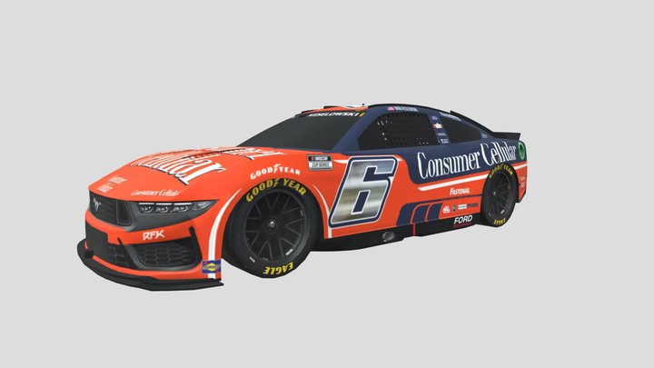 Brad Keselowski #6 Consumer Cellar 3D Model