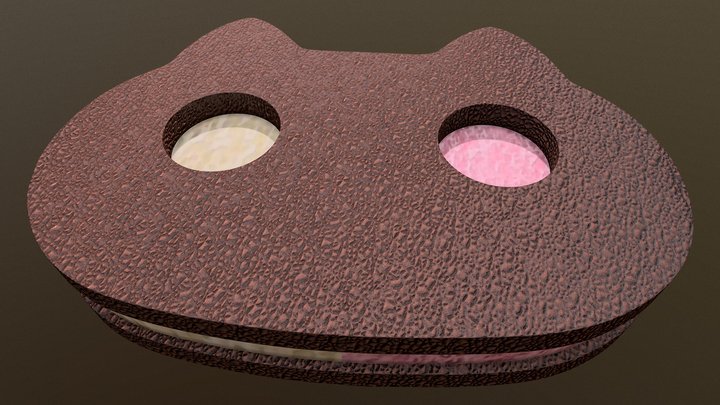 [Updated] Cookie Cat 3D Model