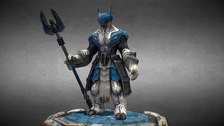Sci-fi character model. concept by Yang qi917 3D Model