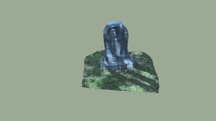 Marker for Rosa Webb at Oakland Cemetery 3D Model