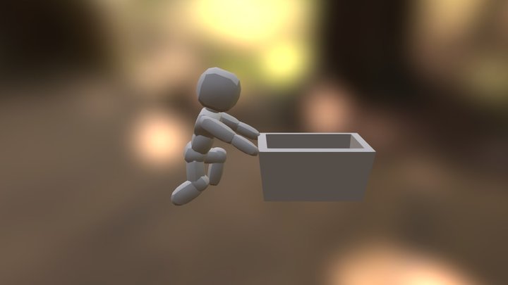 Pose Opdracht: Shopping 3D Model