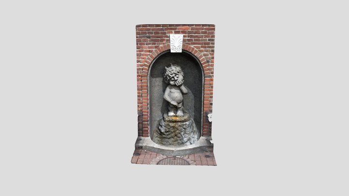 Small devil monument 3D Model