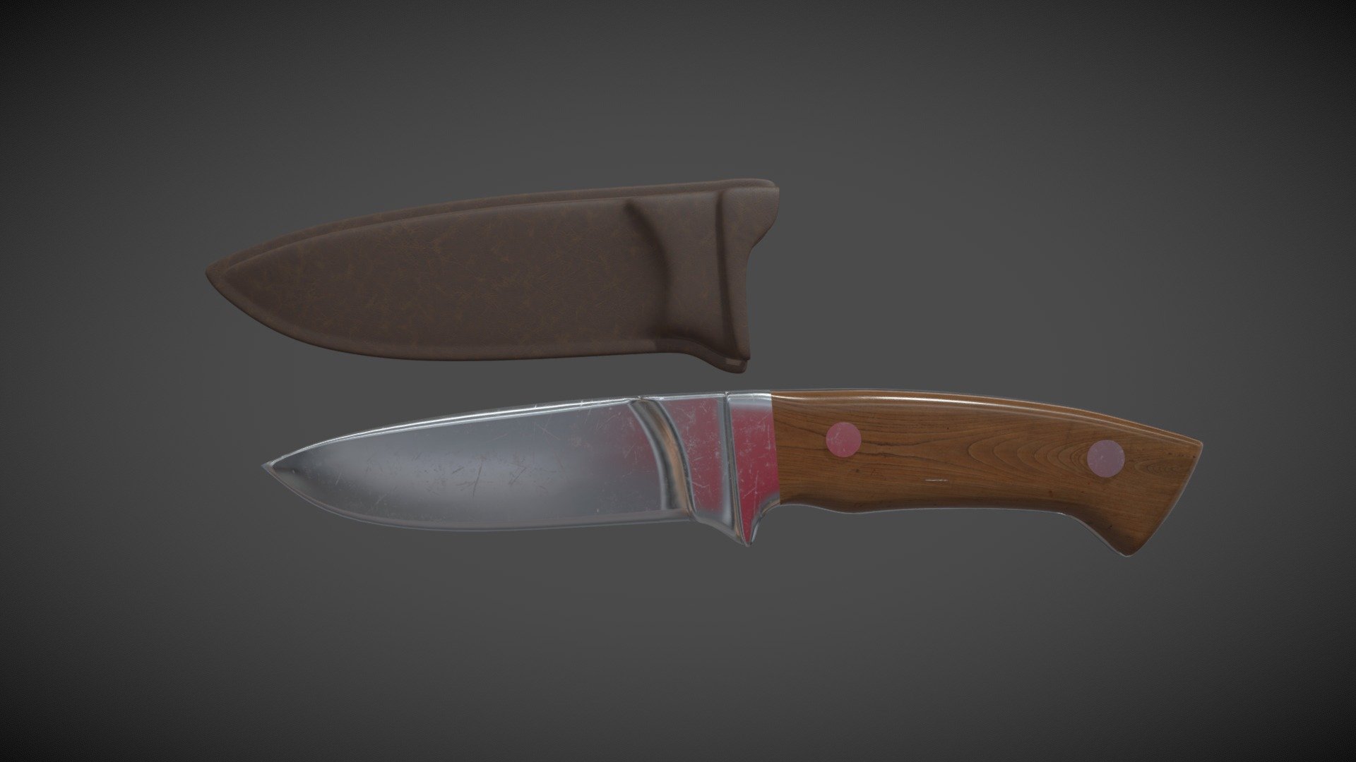 Hunting Knife - Download Free 3D model by Schiffjaguar [489d2b6 ...