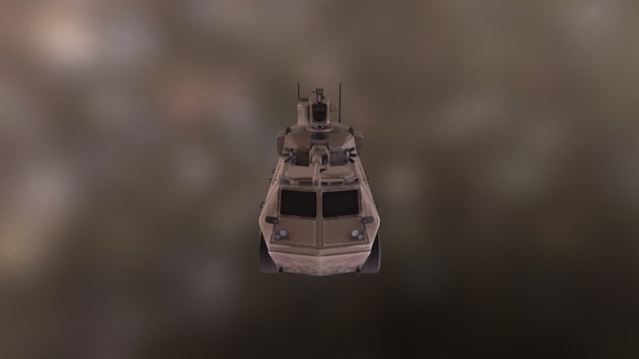 Millitary Truck V.3 Camo 3D Model