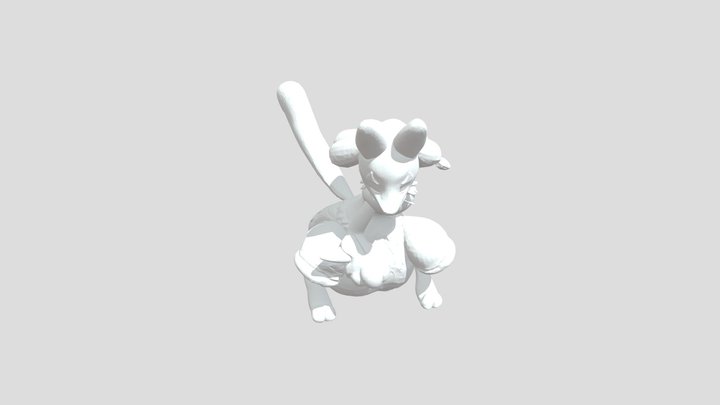 Lucario's Burden 3D Model
