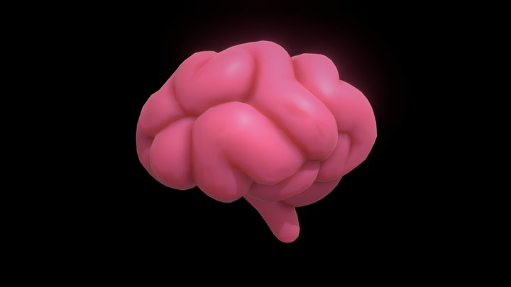 Brain 🧠 cartoon 3D Model