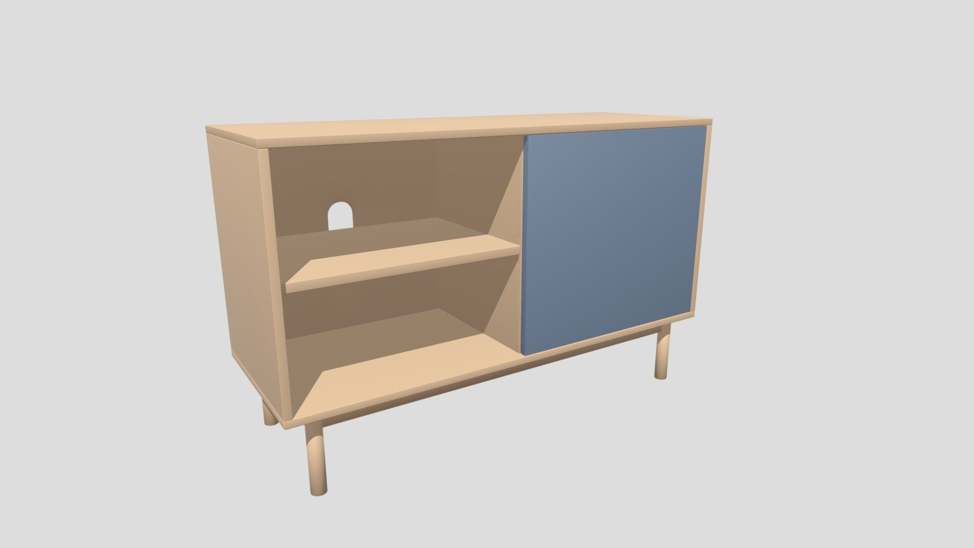 Blue sideboard